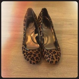 Merona leopard print heel